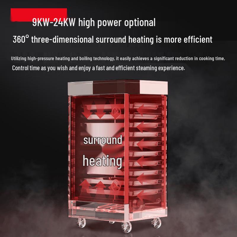TERUISI Commercial High-Altitude Pressure Steamer