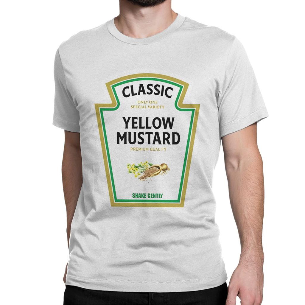 Classic BBQ Barbecue Mustard Ketchup Dipping Sauce Men Women T Shirt Awesome Tee Shirt T-Shirts 100% Cotton Graphic Clothing