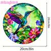 2D Flat Acrylic Hummingbird Sun Catcher Design, Indoor and Outdoor Decoration - No Battery/electricity Required, Free Day Decoration, Shop Dec