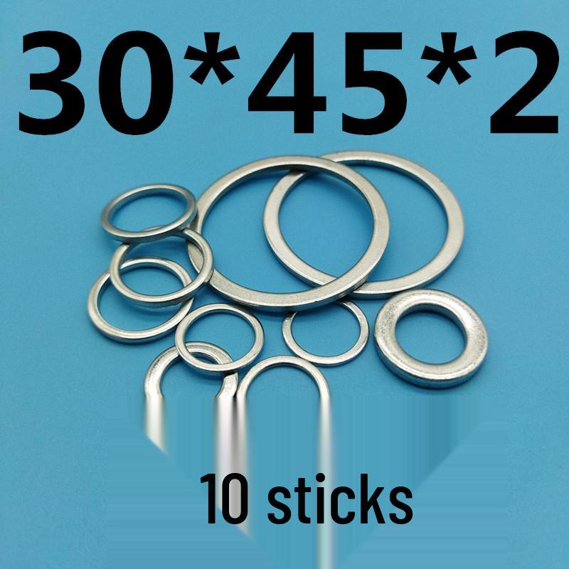 Thickened Galvanized Iron Flat Washer: Small Outer Diameter, Narrow Edge