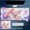 Cartoon ONE PIECE Leather Mouse Pad Large Monkey D. Luffy Roronoa Zoro Keyboard Pad Anime Peripheral Table Pad Non-slip Mouse Pad for Boys and Girls