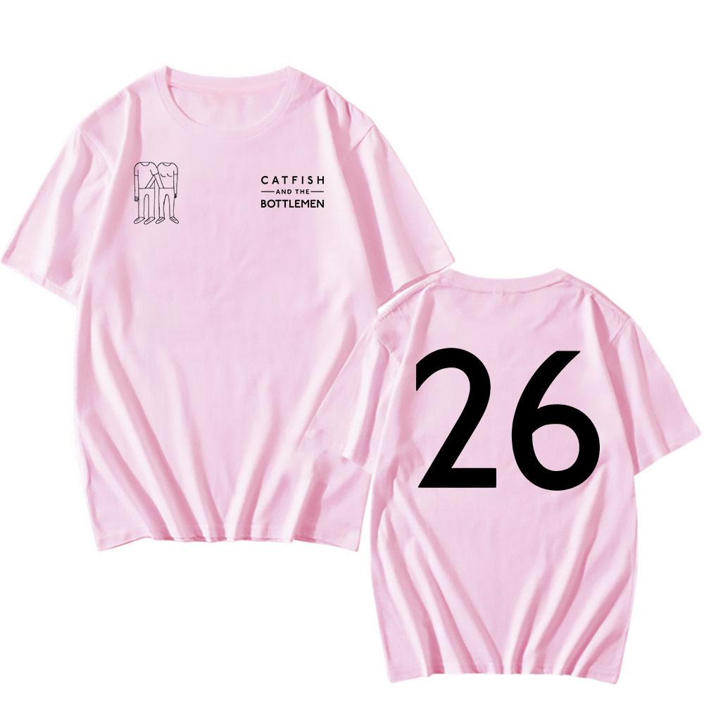 Rock Band Catfish and The Bottlemen Tshirts The Balcony Anniversary Album Print T-shirt Cotton Mens Tees Grunge T Shirts