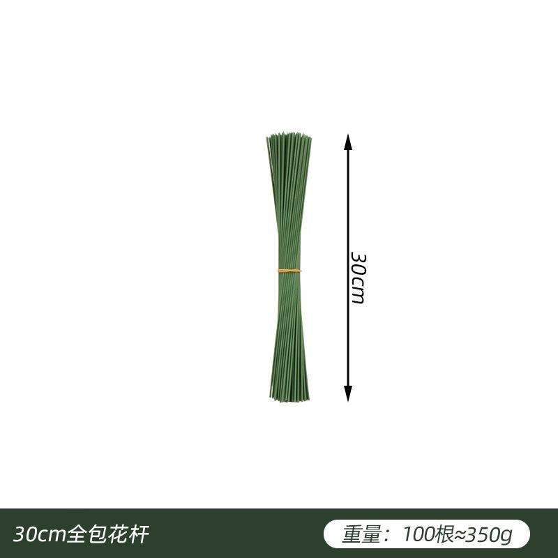 

100 шт. Железный стержень для цветов с пластиковым покрытием для искусственной гортензии, розы, 7 дюймов, палочка для цветочной головки, свадебный аксессуар для домашнего декора