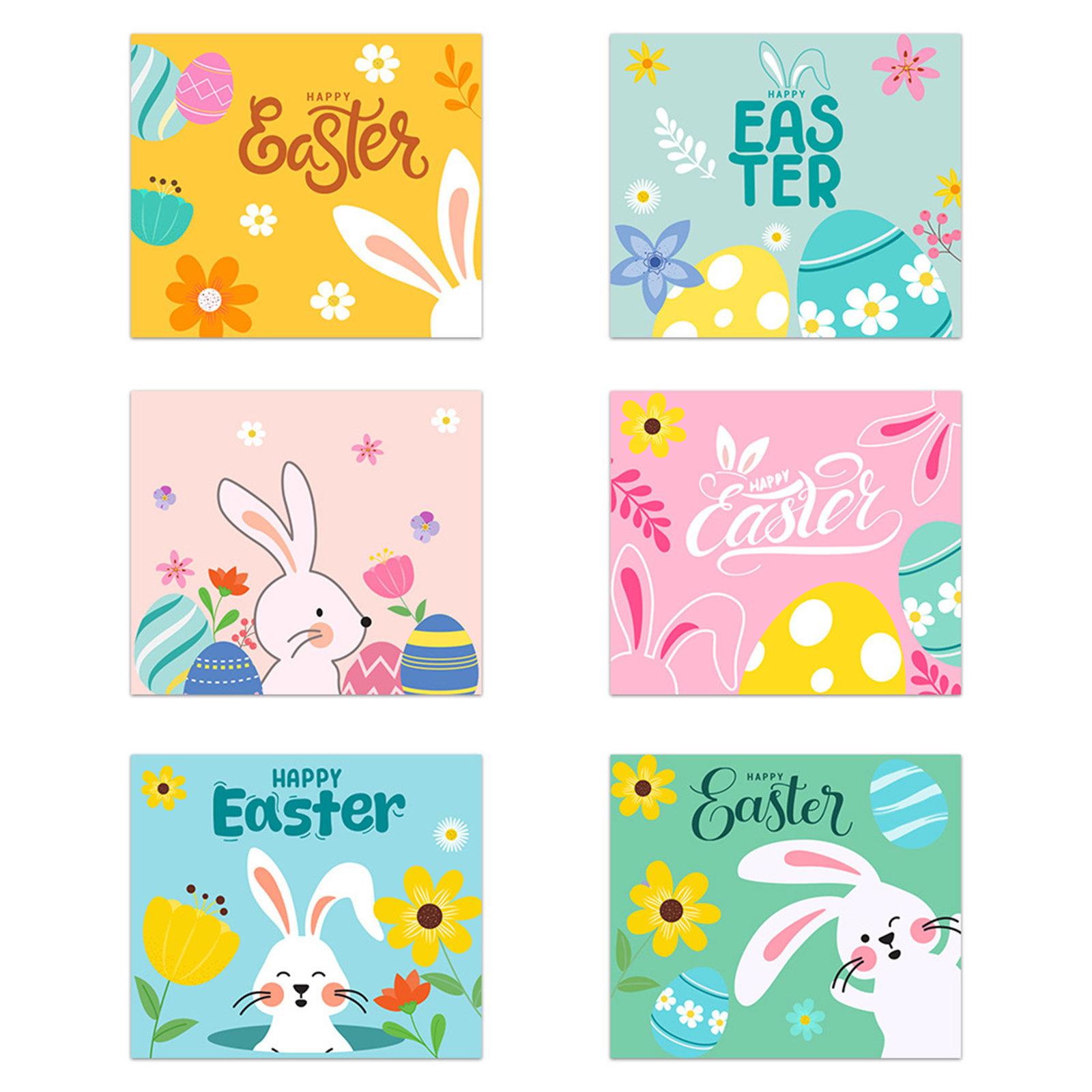 

Pack Of 6 Easters Party Water Bottle Labels Party Favors Supplies Bag Sticker Festives Decal Holiday Craft Supplies