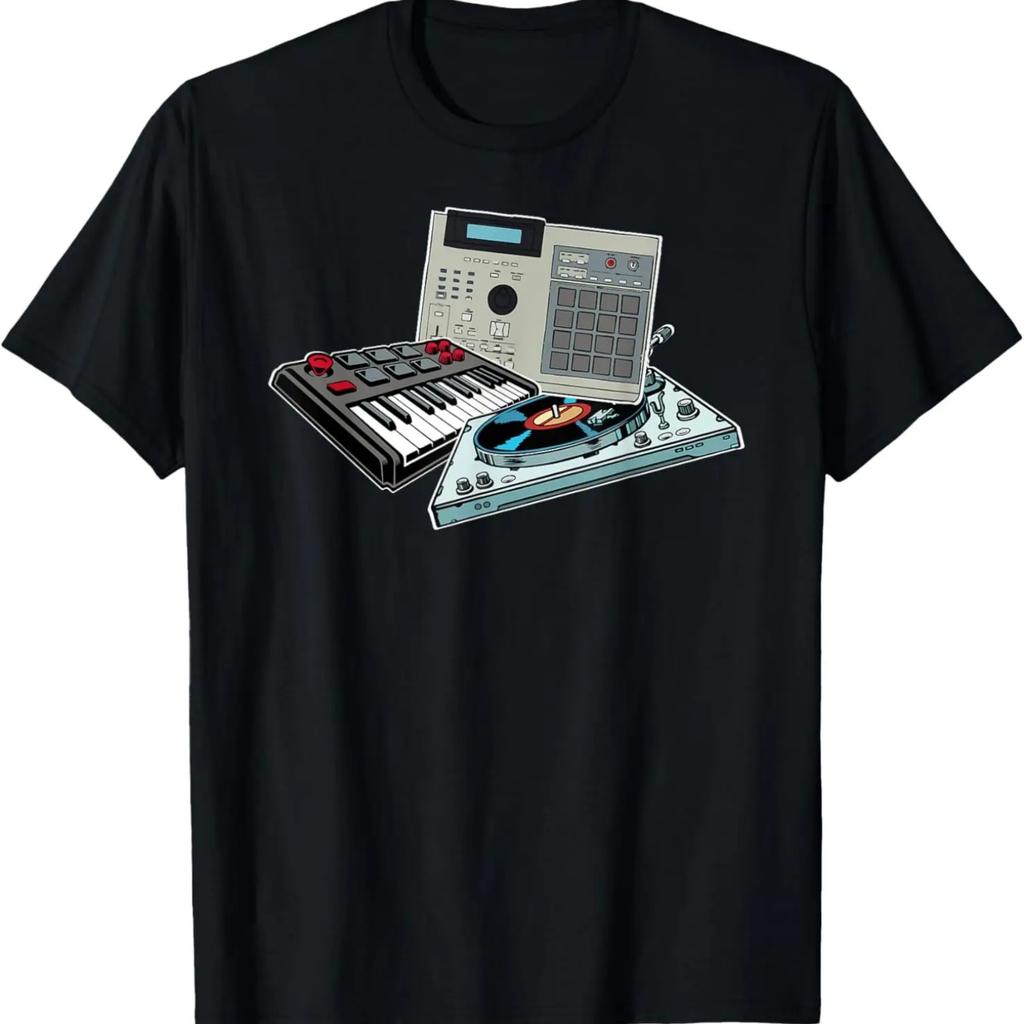 Drum Machine & MIDI Keybord Hip Hop Boom Bap Producer T-Shirt