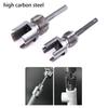 Integrated PPR Pipe Thread Opener - Electric Drill Threading Device for 1/2 DN15 & 3/4 DN20 Plumbing, Repair Tool