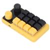 One Handed Programmable Mechanical Keyboard 12 Keys Dual Knob Red Switch RGB Programmable Keypad