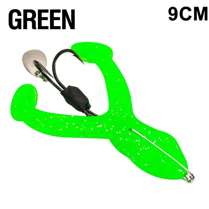 7/8/9Cm Frog Fishing Lure Soft Bait With Spoon Fishing Tackle For Snakehead Silicone Bait With Hook Simulation Frog Lures