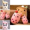 Soft Pearl Milk Tea Pillow For Girls Big Plush Toy For Sleeping And Display Coral Velvet Pp Cotton 23cm-70cm