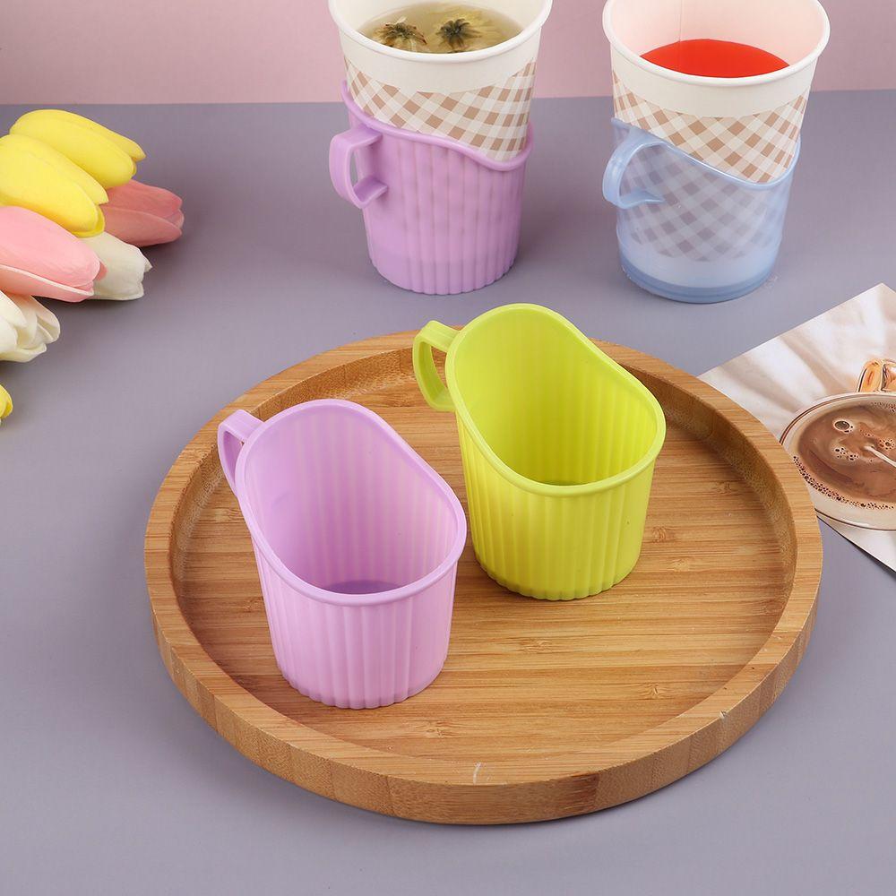 Useful Creative Thickening Disposable Cup Accessories Cup Holder Anti-scalding Gadgets Mug Sleeve
