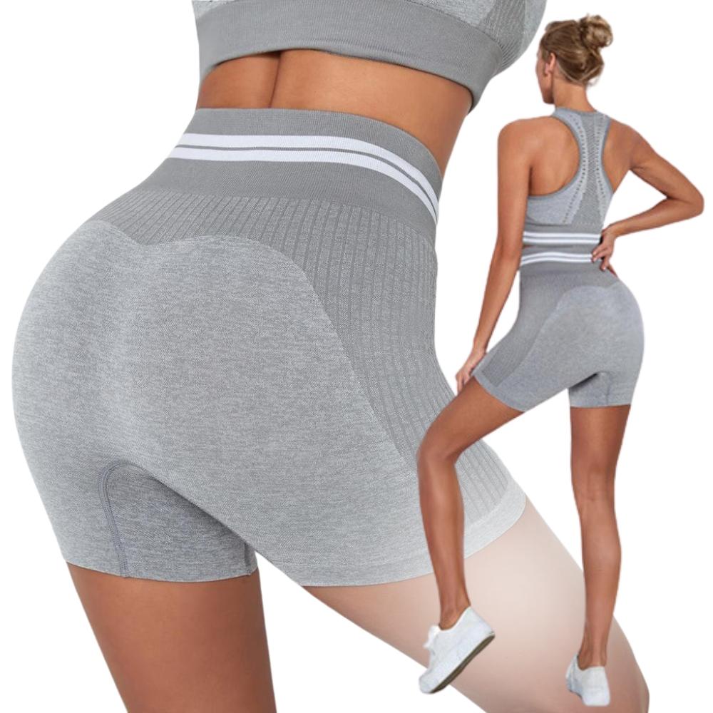 Gym set sports top cycling shorts fitness workout outfit xs xs