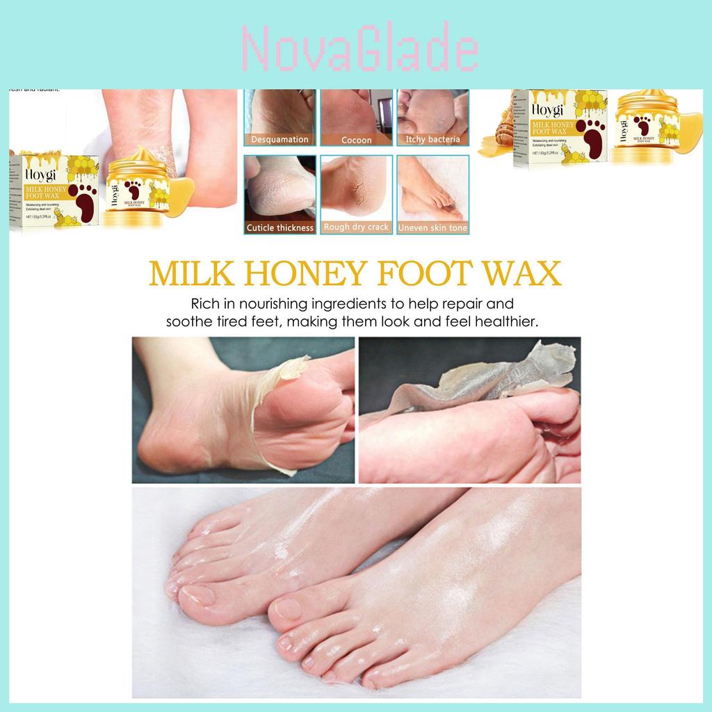 Gentle Milk Honey Peel Off Hand And Foot Mask For Deep Hydration And Softness