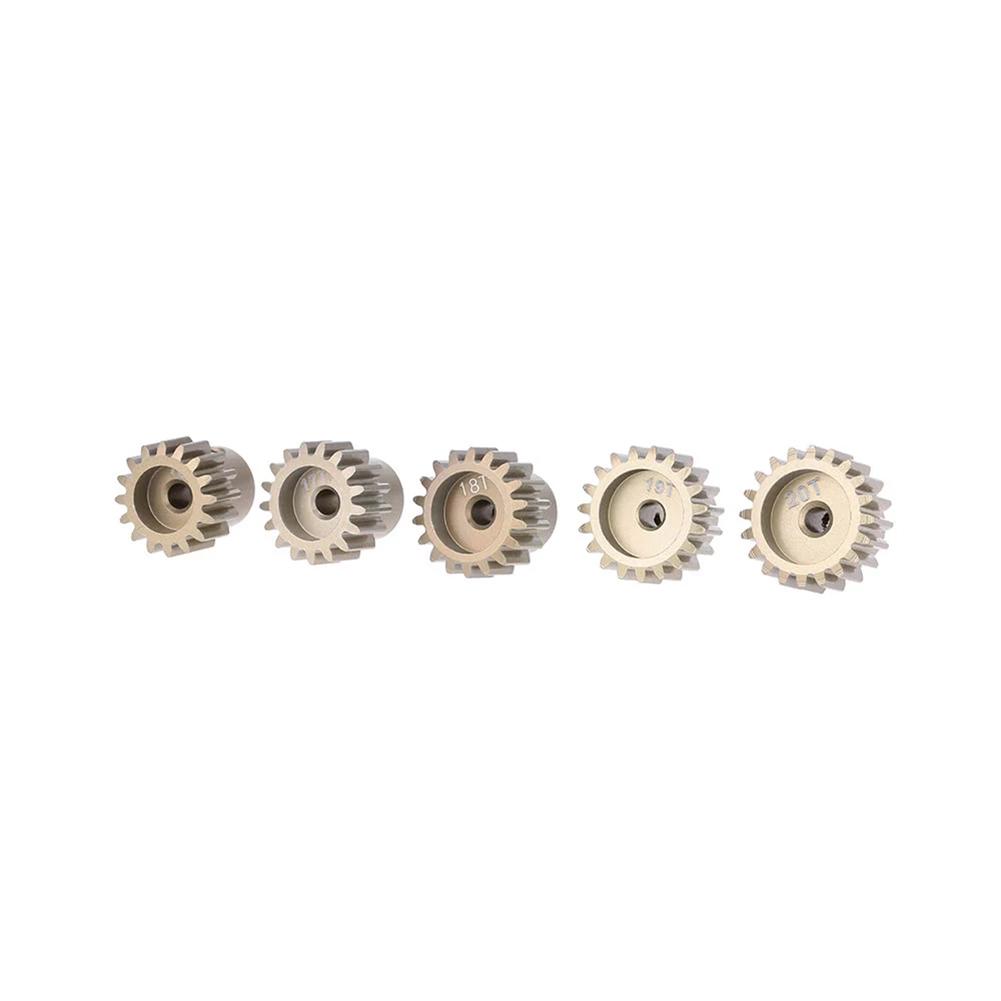 5pcs Pinion Motor Gear 3.175mm 32DP 16/17/18/19/20T Aluminum Pinion Motor Gear for 1/10 RC Model Car