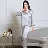 Women's Long Sleeve Silk Pajama Set - 100% Mulberry, Versatile for Spring/Summer, Indoor/Outdoor Wear