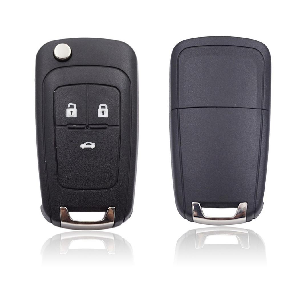 3 Button Flip Key Shell for Opel for Vauxhall for Chevrolet for Buick