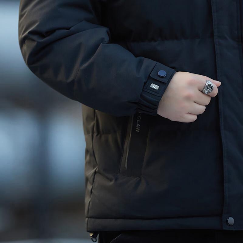 JEEP SPIRIT Men's Hooded Thickened Outdoor Jacket