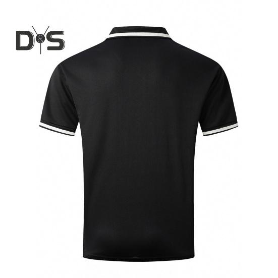 Pánská letní košile s krátkým rukávem, slim fit, jednobarevná, knoflíková, s límečkem, náprsní kapsou, měkká, prodyšná, přes hlavu, ležérní, business top, golf, tenis