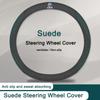 BBKS3 Suede Leather Car Steering Wheel Cover Anti-slip For BMW F30 F10 E90 F20 E46 E60 E92 E91 E28 X3 X1 X2 E70 E39 E36 X7 Accessories