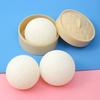 1/2/3/4Pcs Simulated Dough Ball Toy with Steamer Stress Relief Steamed Bun Squeeze Sensory