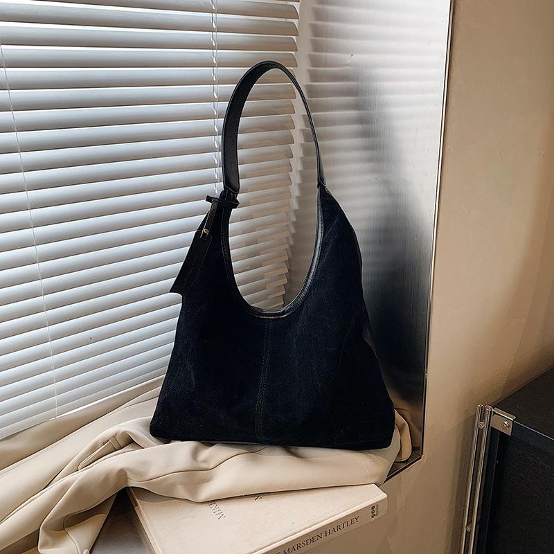 Retro Large-capacity Bag Women's New Casual Versatile Commuter Shoulder Bag Slack Tote Bag