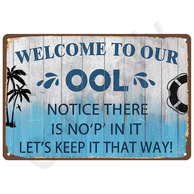 Retro Room Bathroom For Home Decor Items Tin Signs Metal Signs Vintage Wall Decorations Items Art Plate Posters Bar Accessories