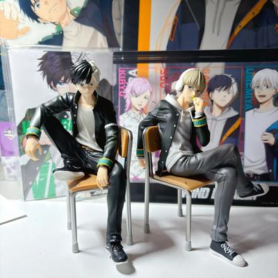 15CM Anime VINDJAKKE Sakura Haruka Figur Kaji Ren Nuddelstopper Figur Sittende Modell Leketøy Gave Dukke Action Figur