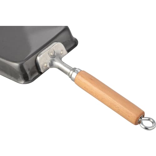 Wahei Freiz Tsubame Sanjo Black Iron Frying Pan 22cm IH Compatible Gas Wooden Handle Made In Japan Carefully Selected Materials GR-9746