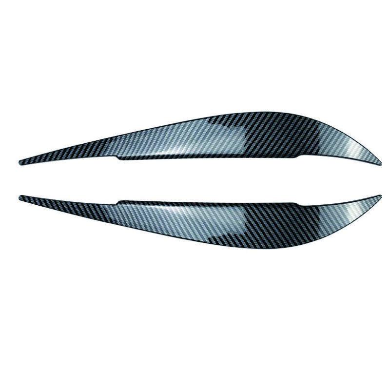 Glossy Black ABS Headlight Eyelids Eyebrows Trim Sticker for BMW 4 Series F32 F33 F36 F82 M4 2014-2020 Car Front Lamp Cover Tuning Accessories