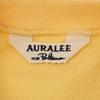 AURALEE [Ron Herman Exclusive] 24 Stainless Steel Yellow Elastic High Gauge Half Sleeve Sweatshirt Tops 1 yellowUsed