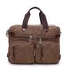 Hot Canvas Leren Reistas Bagage Duffel Reistas Multifunctionele Schouderband Tas