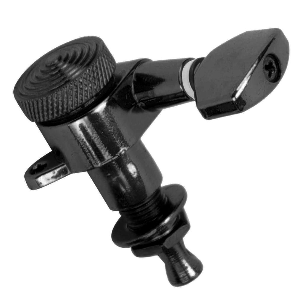Matybobe Guitar Locking Tuners Locking Strings Sealed Tuning Key Pegs Durable Music Accessories Black Sets of 3 Left and 3 (6 Right)