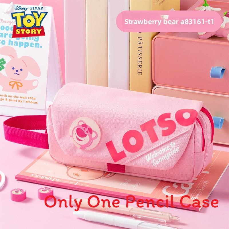 

Lotso Three Layer Pencil Case With Large Capacity For Girls School Supplies рожевий