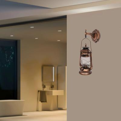 Retro Industrial Lantern Ceiling Light Antique Wall Lamp Vintage Wall Lighting Indoor Outdoor Wall Lamp Lantern Patio Lighting