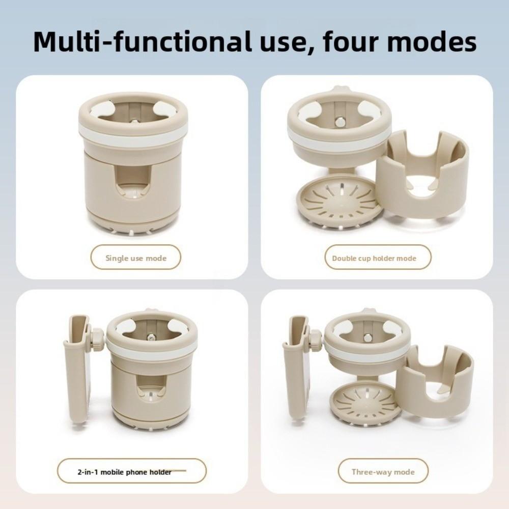 Large Caliber Baby Stroller Cup Holder Anti-slip Stroller Water Bottle Organizer  Children