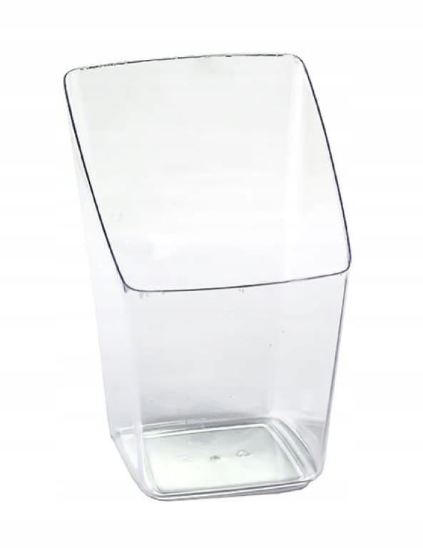 Square dessert containers 50 ml plastic 24 pieces