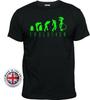Alien Tshirt Alien Evolution Black Printed T Shirt. Unisex or Women's Fitted