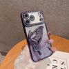 Glitter Quicksand Butterfly Rhinestone Stand Shockproof Anti Fall Phone Case For Apple Iphone