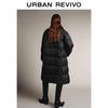 UR 2025 Winter Women's Stand Collar Long Down Jacket