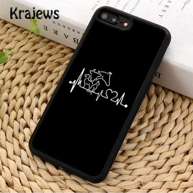 Horse Pony Horse Heartbeat For iPhone 17 Air 16 Phone Case Cover 15 14 plus 12 13 pro max coque Fundas