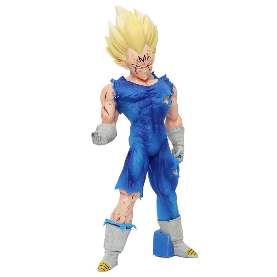 Dragon Ball Anime Super Saiyan Prince Vegeta Model Handmade PVC Model Demonized Standing Character Handmade Anime Accessories