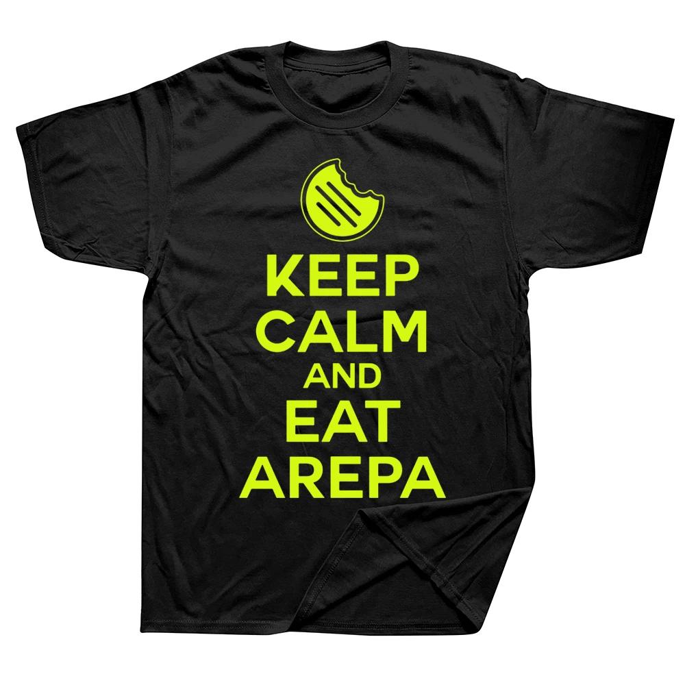 Graphic Streetwear Short Sleeve Birthday Gifts Summer Style Tshirt Unisexs Clothing Novelty Awesome Eat Arepa Venezuela T Shirts