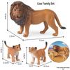 Wild Safari Animal Figurines: Giraffe, Elephant, Rhinoceros, Brown Bear, Tiger, Lion, Leopard, Hippopotamus - Solid Cognitive Toys
