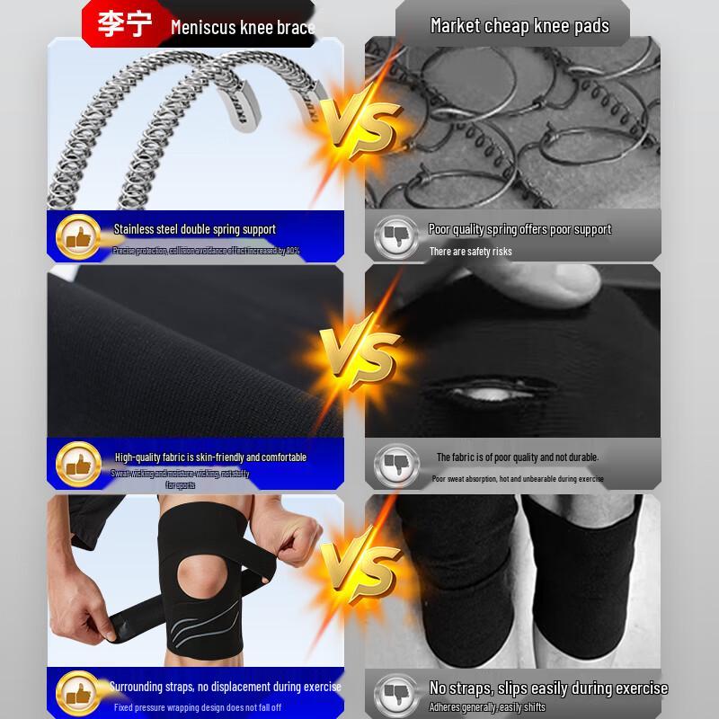 Li-Ning Professionelle Sport-Kniebandage