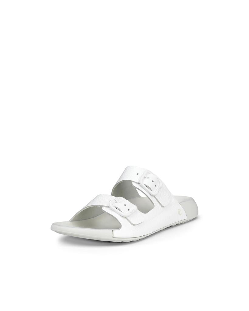 ECCO Cosmo Women's Slide Sandals, Bright White, Size 25.0 Cm, 3E