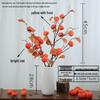 Persimmon Ruyi Ornament: Artificial Persimmon Tree Branches for Home or Hotel Decoration