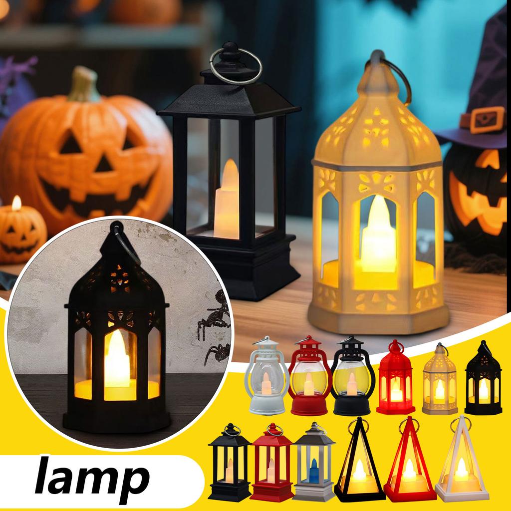 Electronic Candle LED Light Retro Pony- Lantern-  Light Creative Bar Festival Atmosphere Light