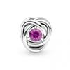 Pandora October Pink Eternity Circle Charm 790065c05