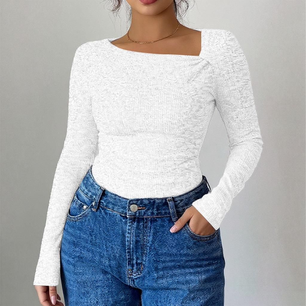 Women's Comfortable Loose Fashionable And Casual Long Sleeve Elegant Commuting And Casual Top