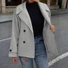 Women's Streetwear-inspired Casual Wool Jacket With Suit Collar