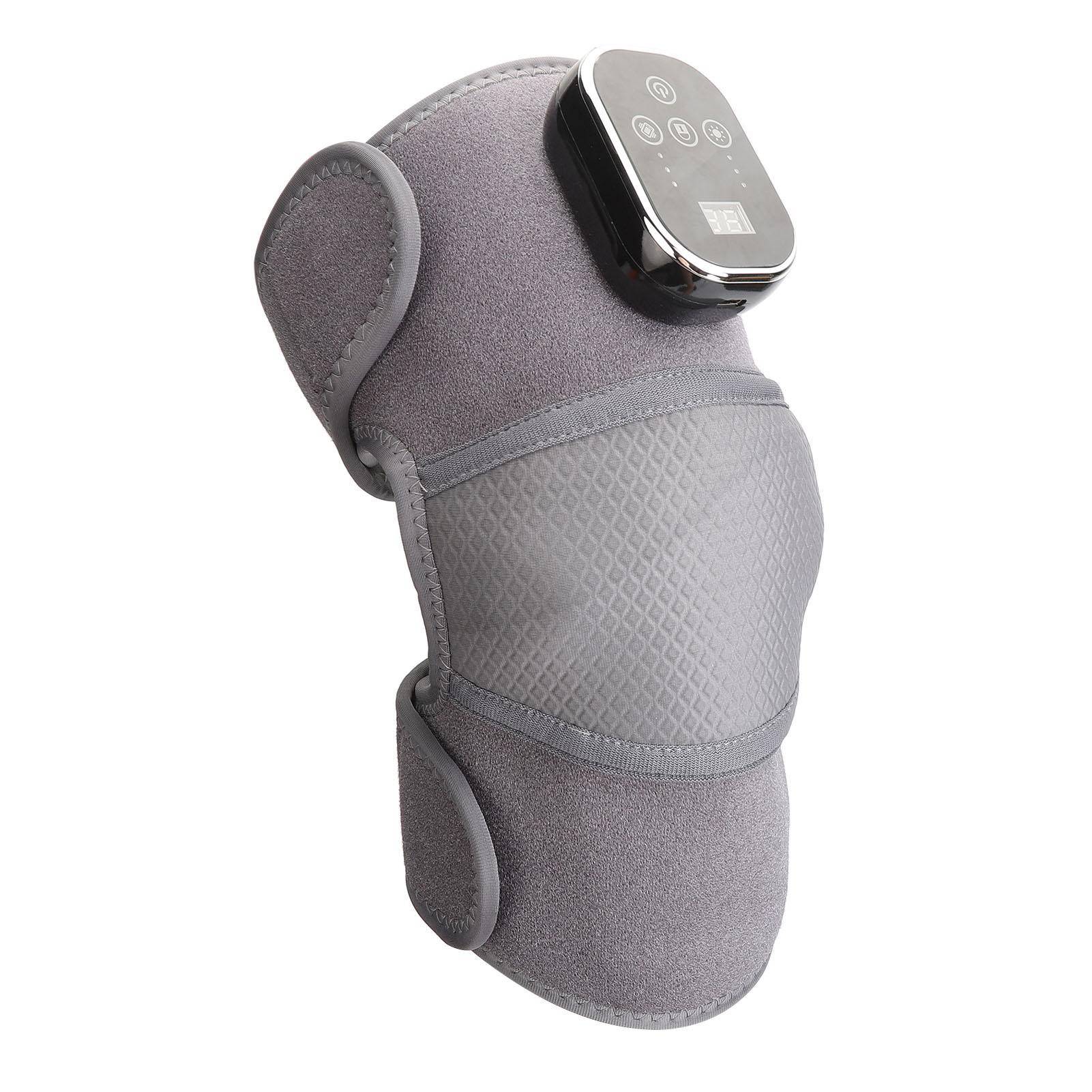 

Беспроводной массажер для колена, регулируемый электрический наколенник с подогревом и вибрационным массажем для